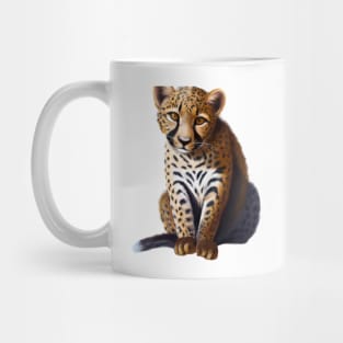 Cute Leopard Drawing Mug